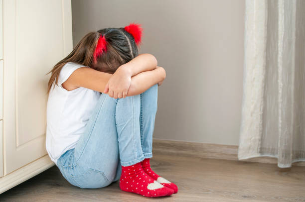 istock Cute little girl sadness 1207714041