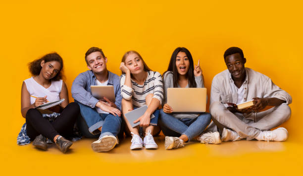 istock Tired international students preparing for final exams 1207715168