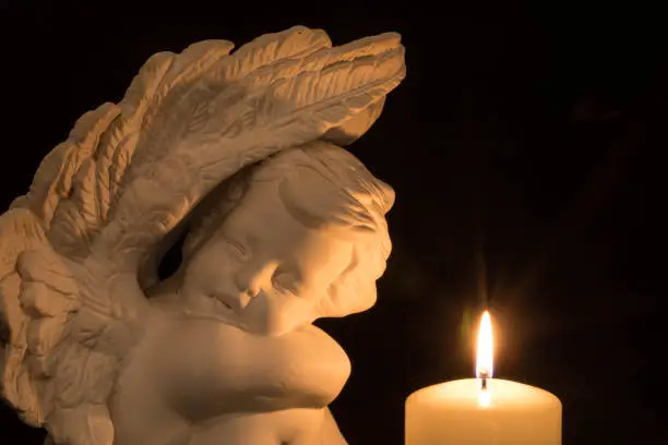 Photo of Angel with candles