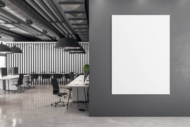 istock Modern meeting room with billboard 1207719828