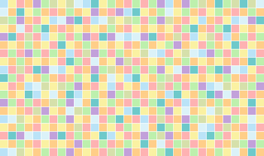 Abstract square pixel mosaic background. Tiles colorful template.