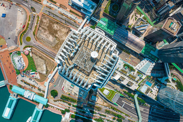 istock IFC, Hong Kong landmark building 1207733075