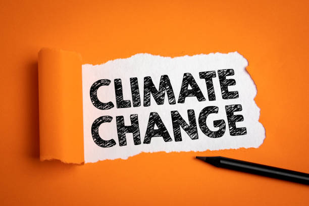 istock Climate change. Pollution, ice melting, CO2 and waste concept 1207734117