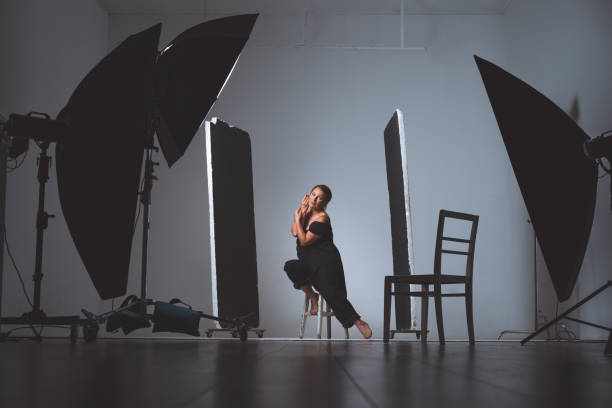 istock Professional photo shooting at the studio 1207740788