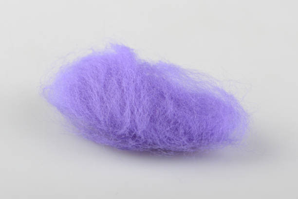 istock Felt wool light violet color swatch. Shallow depth of field. 1207741972