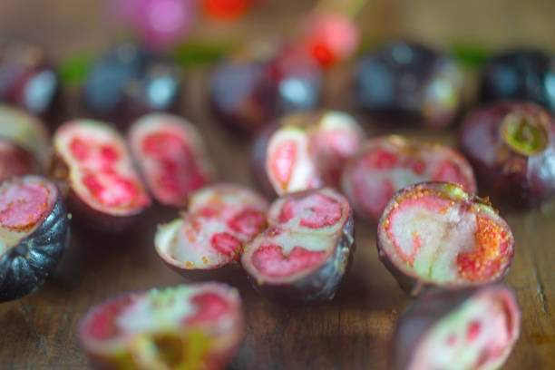 A close up of delicious wild berries
