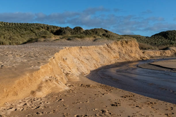 istock An eroding sand bank on the Cornish coast in January 1207744938