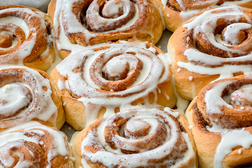 Fresh  homemade Cinnamon rolls or Cinnamon buns