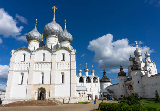 istock view of the Assumption Cathedral, Rostov 1207753025