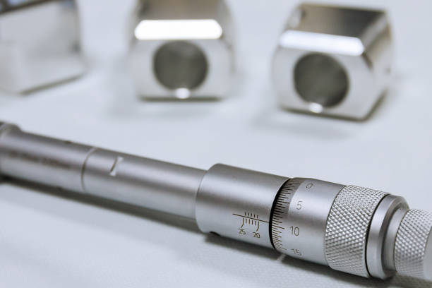 istock Calibration Bore micrometer. Device for accurate measurement of hole diameter. 1207757685