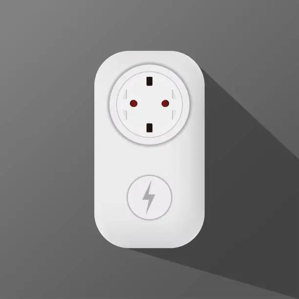 Vector illustration of Electric plug icon