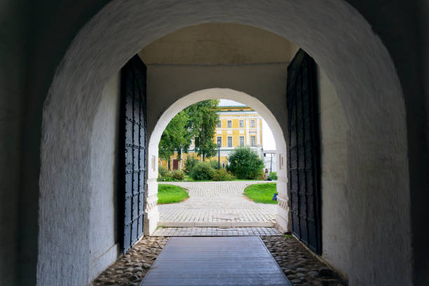 istock passage under the gate church, Rostov Veliky 1207761280