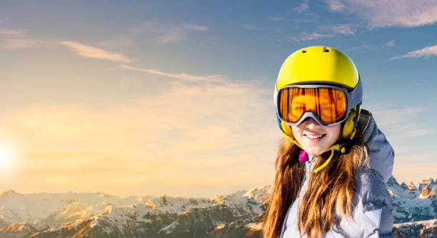 istock Children have fun on the high altitude ski slope - Alps 1207762101