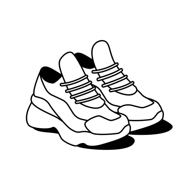 hurt mixture theft Ugly Sneakers Vector Illustration Stock Illustration - Download Image Now -  Shoe, Ugliness, Sports Shoe - iStock