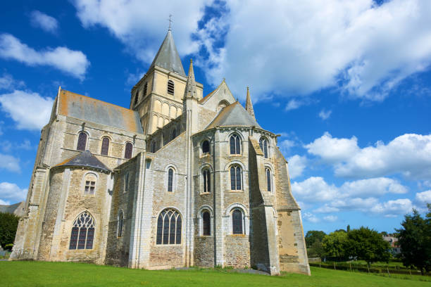 Cerisy la Foret abbey church in Normandy, France.