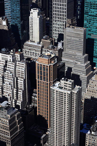 istock Manhattan Skyscrapers from above 120776811