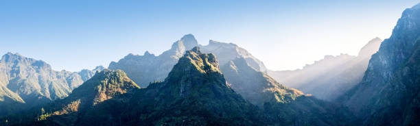 istock Misty mountain in morning 1207768676