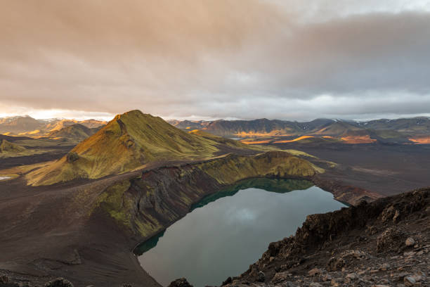 istock Sunrise over the Icelandic Volcano 1207774585