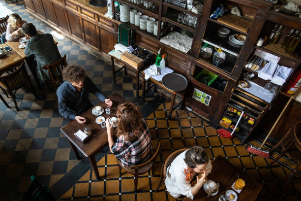 istock Busy local cafe in Buenos Aires 1207777765