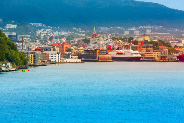 istock Bergen, Norway city view with port 1207782978