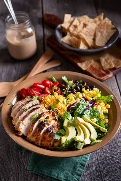 istock Southwestern Chicken Chopped Salad 1207786408