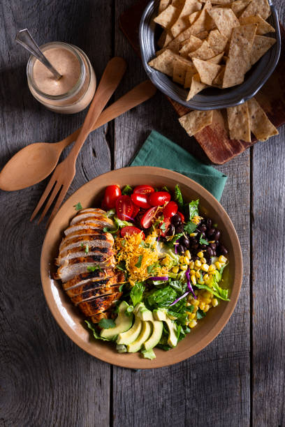 istock Southwestern Chicken Chopped Salad 1207786438