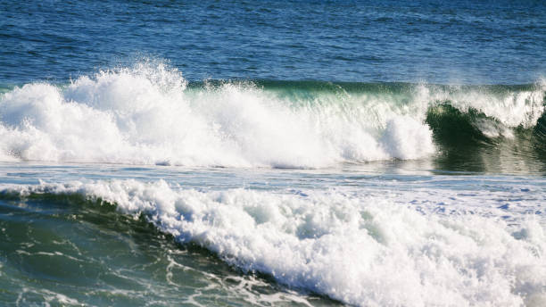 istock Waves at beach of Barcelona 1207786954