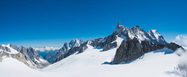 istock Monte Bianco panoramic landscape with Dente Del Gigante 1207798256