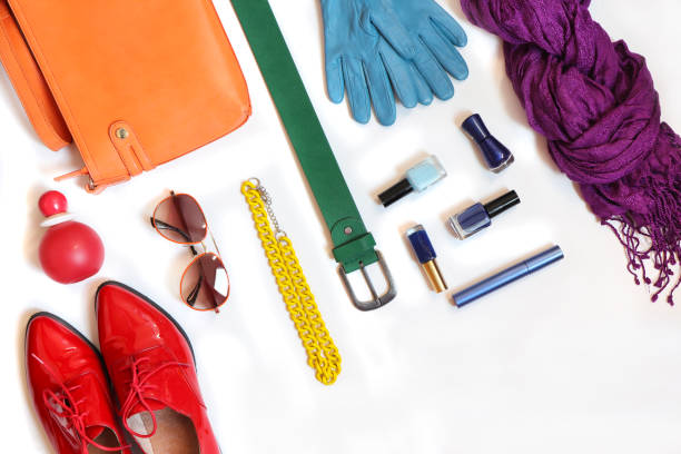 istock Rainbow collection of clothing. 1207801252