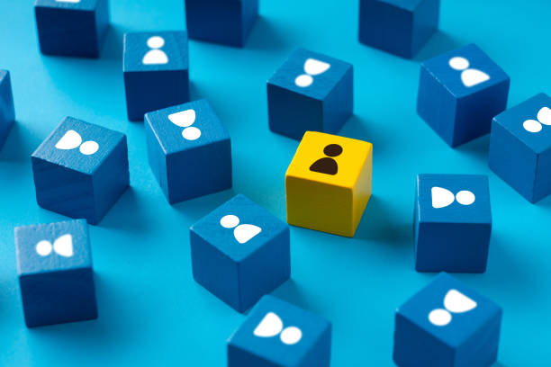 istock Business & HR puzzle colorful cube 1207802645