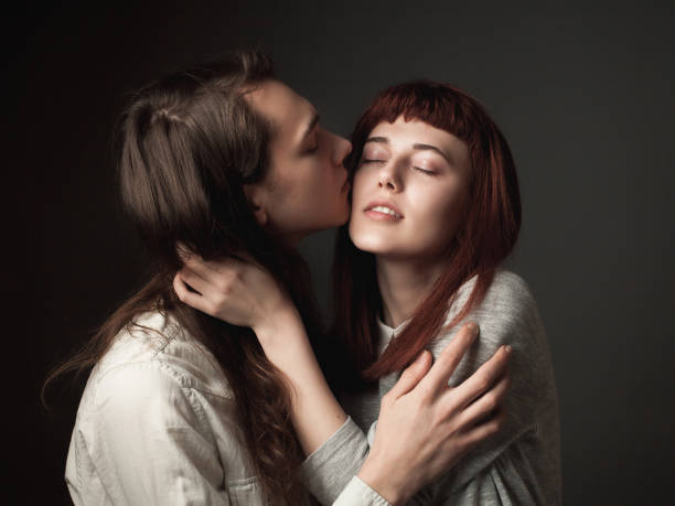 istock Couple in love. Studio shoot 1207823255