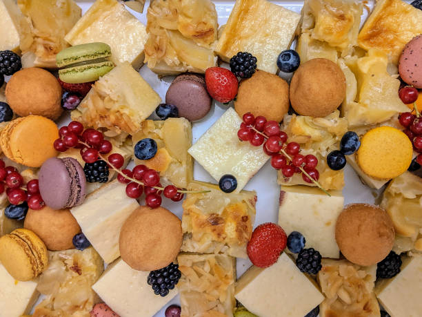 istock high angle view of dessert 1207823833