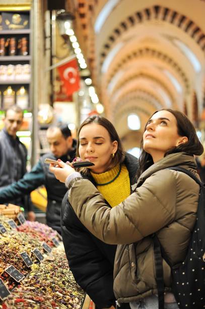 istock Tourists exploring the Spice Bazaar in Istanbul 1207825890