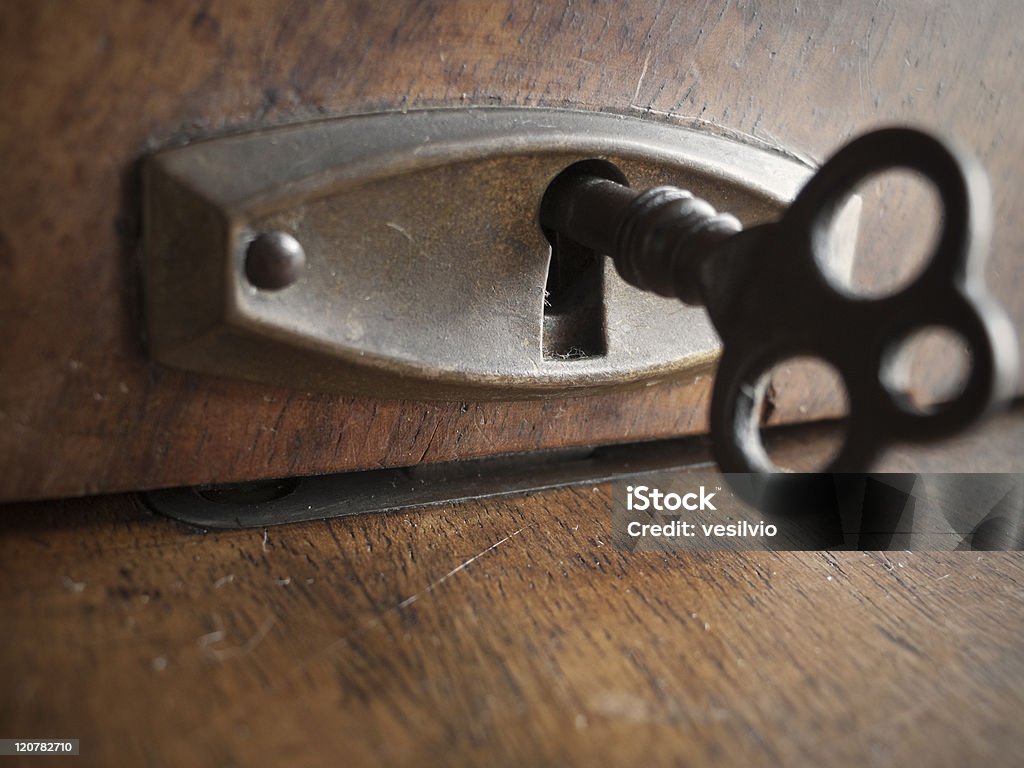 Винтажный безопасности - Стоковые фото Ключ роялти-фри