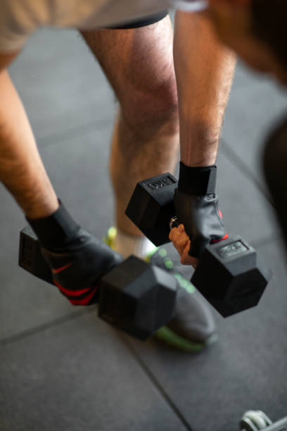 istock Dumbbell and bodybuilding 1207830925