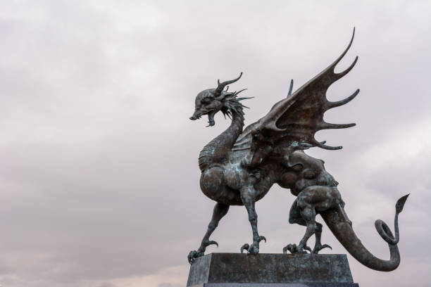 Dragon sculpture, Ljubljana, Slovenia.