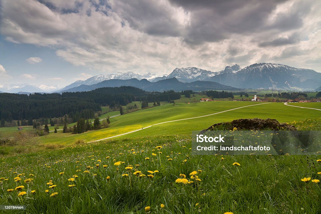 bavarian Primavera Prado - Royalty-free Abril Foto de stock