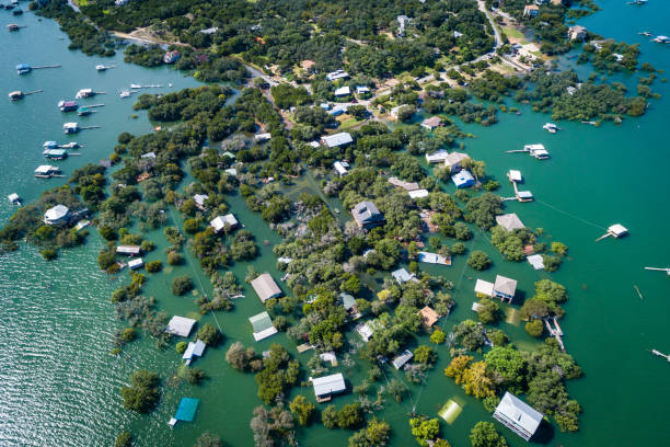 istock Climate Change Flooding destroyed entire neighborhood 1207848084