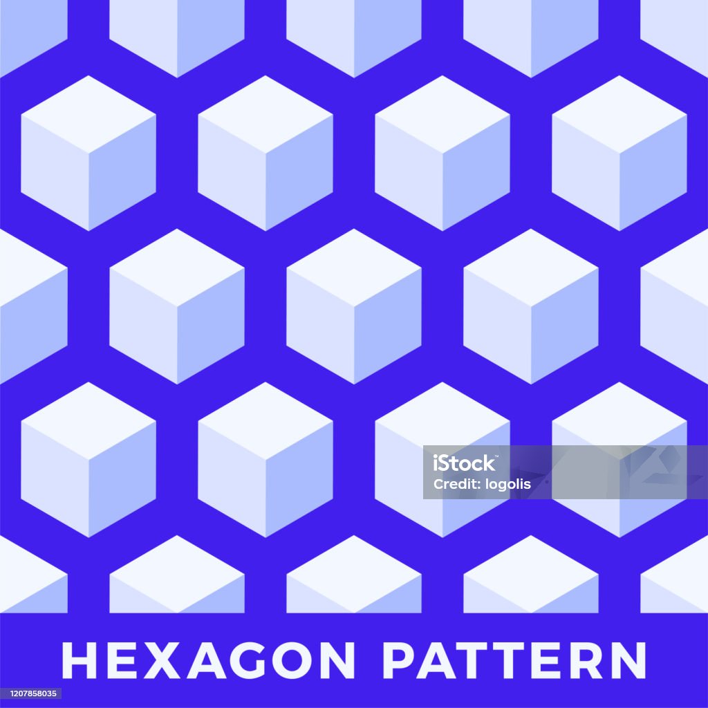 Hình Lục Giác Liền Mạch Mô Hình Vector Khối Lập Phương Trừu Tượng ...