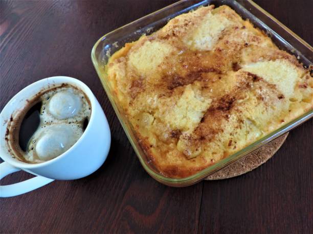 istock Charlotte and coffee with marshmallow. 1207867942