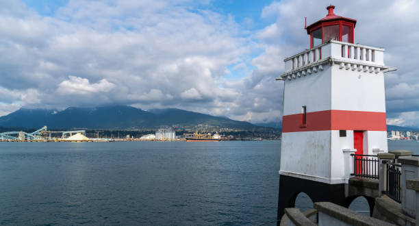 istock 2020 light house in Downtown Vancouver, BC, Canada 1207871082