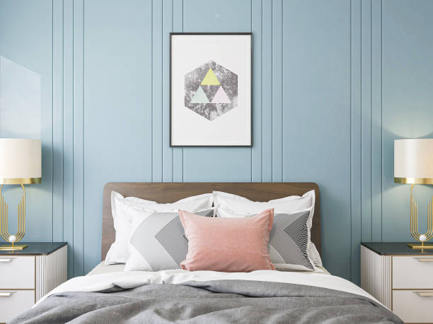 istock (3D rendering, elegant and spacious bedroom design of modern apartment 1207876693