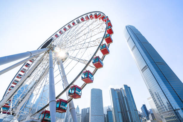 istock Ferris Wheel in Hong Kong 1207884318
