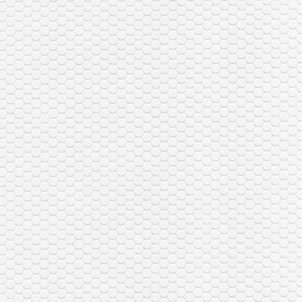 istock The white sheet contains geometric shapes of rounded shape .Texture or background 1207889232