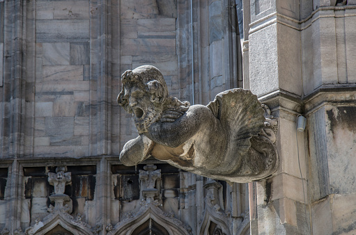 Gargoyle on the Milan Cathedral