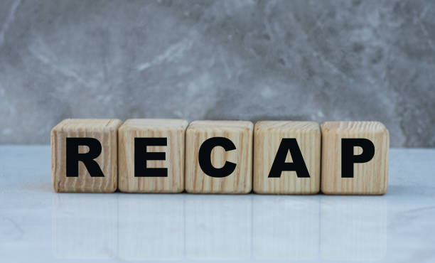 istock concept word recap on wooden cubes on a gray background 1207893870