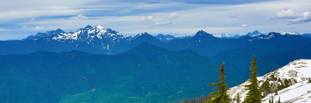 istock Cascade Range at Washington, United States 1207897486