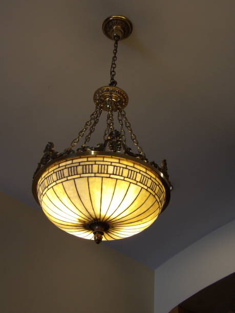 istock Light fixture in historic hotel Ocala 1207901374