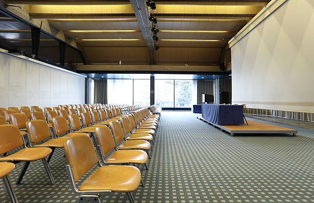 istock interior of a Congress Palace, conference hall 120790488