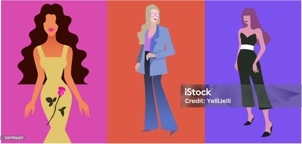 Ilustración de Dibujos Animados Mujer Retrato Ilustración Plana Diseño De  Personajes De Dibujos Animados Planos y más Vectores Libres de Derechos de  A la moda - iStock